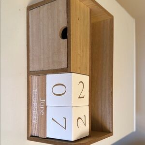 Wooden Perpetual Calendar